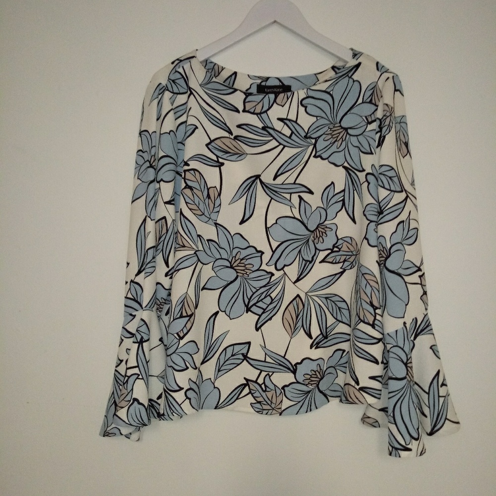 Karen Kane flutter sleeve blouse XL
